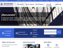 Tablet Screenshot of es.mahanaim.org